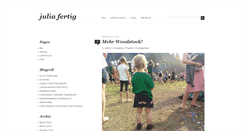 Desktop Screenshot of juliafertig.de